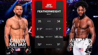 UFC 300 Calvin Kattar vs Aljamain Sterling  Келвин Кэттер vs Алджэмейн Стерлинг [upl. by Ettigirb]