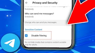 How to Enable Sensitive Content on Telegram iPhone  2024 [upl. by Gillmore]