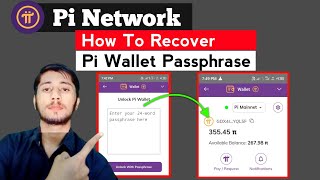 How to recover pi wallet passphrase  Pi Network [upl. by Aserat643]