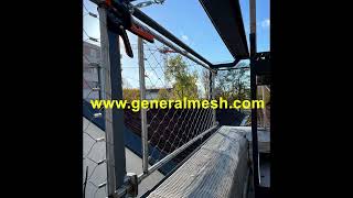 Generalmesh STAINLESS STEEL WEBNET for RAILING [upl. by Demetri111]