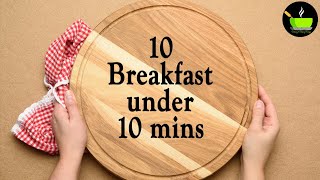 10 Easy 10Minute Breakfast Recipes  Quick amp Easy Breakfast Recipes  Instant Breakfast Recipes [upl. by Alfred]