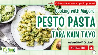 Cooking Pesto Pasta 🍝 with Mayora so delicious yum yum 😋😋😋 [upl. by Cathie]