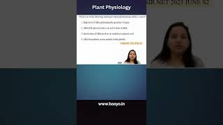 Stress physiology PYQs  CSIR NET PYQS  Plant biology [upl. by Onairotciv403]