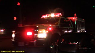 SBCoFD Medic Squad 226 Reserve amp Medic Engine 224 Responding [upl. by Zaid816]