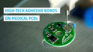 Hightech adhesive bonds on medical PCBs  Scheugenpflug GmbH [upl. by Berhley]