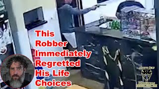 Four Robbers No Match For Prepared Off Duty Cop [upl. by Anhavas356]