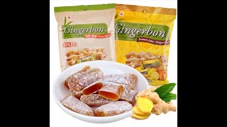 automatic ginger candy production line gingerbon Candy machine [upl. by Akemaj]