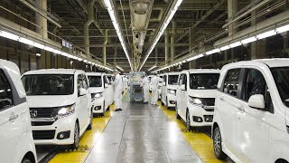 Honda factory tour  Production in Japan plant [upl. by Enirehs]