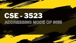 Addressing Mode of 8086 Microprocessor [upl. by Kobylak]