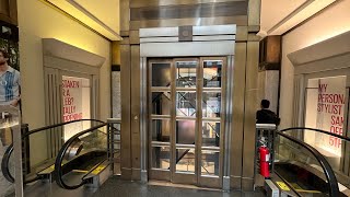 Fujitec Glass Elevator At Saks Off 5th Avenue In East Midtown Manhattan NYC Trio Vid 07162024 [upl. by Esertap]