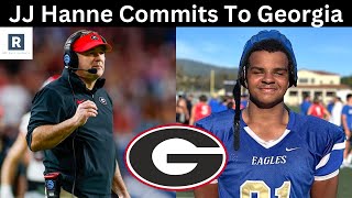 JJ Hanne Commits To Georgia  Georgia Football Recruiting News [upl. by Nart]