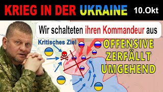 10OKTOBER BRUTALE NIEDERLAGE  Ukrainische Kräfte ENTHAUPTEN RUSSISCHEN ANGRIFFSTRUPP [upl. by Nicki]