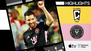 Columbus Crew vs Inter Miami CF  2024 Supporters Shield Clinched  Full Match Highlights [upl. by Audras]