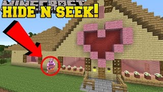 Minecraft HUGE BUNNY HIDE AND SEEK  Morph Hide And Seek  Modded MiniGame [upl. by Nylyoj265]