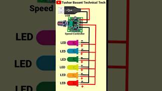 Diwali Decoration 5 Volt RGB light Connection DIY Project shorts [upl. by Otxilac]