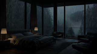 Heavy Rain And Terrifying Thunder In The Rainforest  Enjoy Relaxation In A Cozy Space And Sleep [upl. by Thorr]