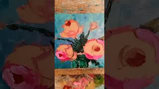 Master the Art of Painting a Pink Peony in Oil pleinair oilpainting peonies artshorts [upl. by Dorothea630]