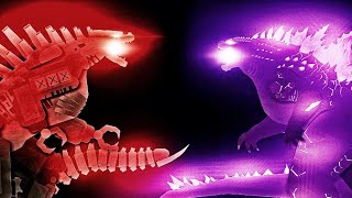 Mecha Godzilla vs Evolved Godzilla  StickNodes Animation [upl. by Daigle]