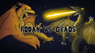 Rodan vs Gyaos  Batalha Kaiju 6  IcaroKaiju [upl. by Ehcsrop]