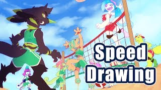 Chimereon Volleyball Tournament  Speed Drawing [upl. by Rizas394]