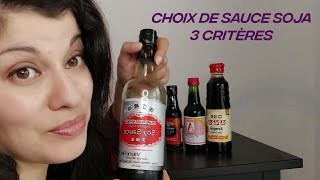 Comment CHOISIR votre SAUCE SOJA [upl. by Jamnis]