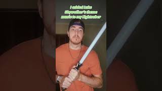 I Added LukeSkywalker Theme as Background Music for my lightsaber [upl. by Ariamat]