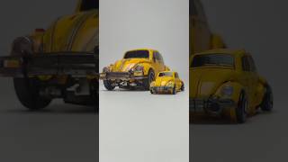 AWESOME ENGINEERING  TINY TRANSFORMERS BUMBLEBEE MOVIE LUCKY CAT ET01 transformation [upl. by Sehcaep201]