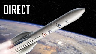 🔴 Lancement inaugural Ariane 6 VA262 commenté FR [upl. by Naerda]