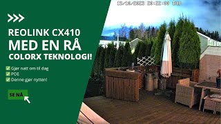 Banebrytende Overvåkningskamera  Reolink CX410 [upl. by Airetahs928]