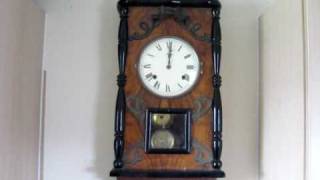 Unusual regulator wall clock [upl. by Yatnahs]