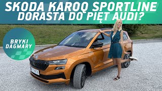 Skoda KAROQ Sportline Dorasta do pięt Audi Bryki Dagmary Test samochodu [upl. by Christenson568]