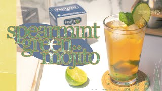 Minty Spearmint Green Mojito Recipe [upl. by Matrona]