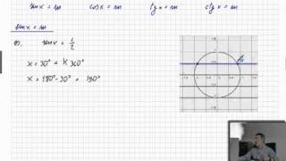 Lezioni di Matematica  Equazioni goniometriche senx  m [upl. by Allimac]