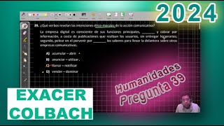 Humanidades 39 Exacer Guía 2024 [upl. by Cassell]