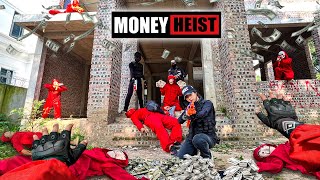 PARKOUR VS MONEY HEIST BAD GUYS No ESCAPE Boss Chase Ends Here LIVE ACTION PARKOUR POV [upl. by Acsecnarf]