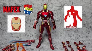 Mafex Iron Man Mark L  50 Action Figure Review ironman avengersinfinitywar marvel [upl. by Airreis]