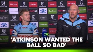 Fitzgibbon full of praise for new Sharks in clutch moments  Cronulla Press Conference [upl. by Cristie]