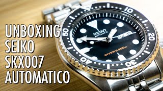 Unboxing Seiko SKX007 Reloj de Buceo Automático Clásico en Español [upl. by Issirk]