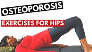 Osteoporosis Exercises for Hips at Home  2 Physiotherapy Safe Exercises [upl. by Oirram]