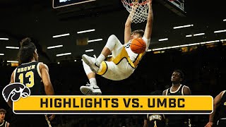 UMBC at Iowa  Highlights  Big Ten Womens Basketball  Dec 20 2023 [upl. by Sosanna]