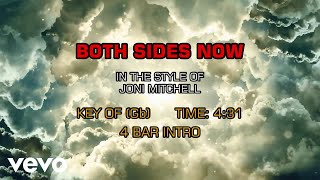 Joni Mitchell  Both Sides Now Karaoke [upl. by Nariko]