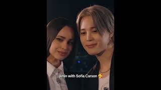 Jimin and Sofia Carson for slow dance💜✨bts jimin sofiacarson [upl. by Analad]