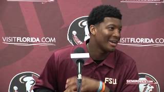 Jameis Winston Interview October 16 [upl. by Elleinnad]