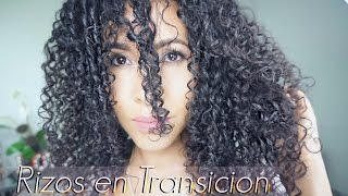 Cómo Rizar el Cabello Rizado durante la transición [upl. by Shirah59]