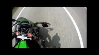 ZX10R Sportbike Downshift Blip Part2  top view [upl. by Emanuele227]