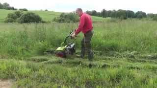 Segmental mower  Motoblokassegmentine sienapjove [upl. by Quar]