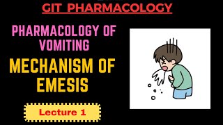 Emesis CTZ and Vomiting center  GIT Pharmacology  Mechanism of Emesis By MrMedico [upl. by Ayotac858]