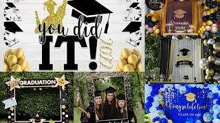 Graduation party decor ideas  20 easy diy graduation party decoration  Party backdrops ideas 2023 [upl. by Llenna]