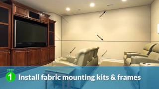 Fabricmate 7 Series SiteFabricated Acoustical Fabric Wall Covering System Overview [upl. by Llemaj535]