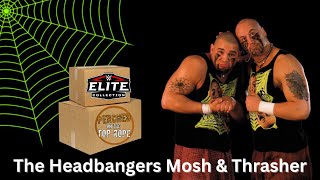 Unboxing Mosh amp Trasher The Headbangers SIGNED WWE Elite Two Pack [upl. by Bac473]